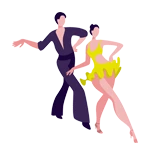 ikona tańczącej pary